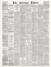 chicago times newspaper.